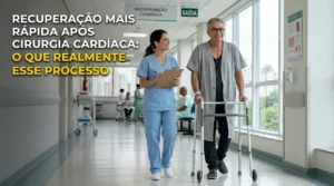recuperação após cirurgia cardíaca - paciente em consulta com cirurgião cardiovascular