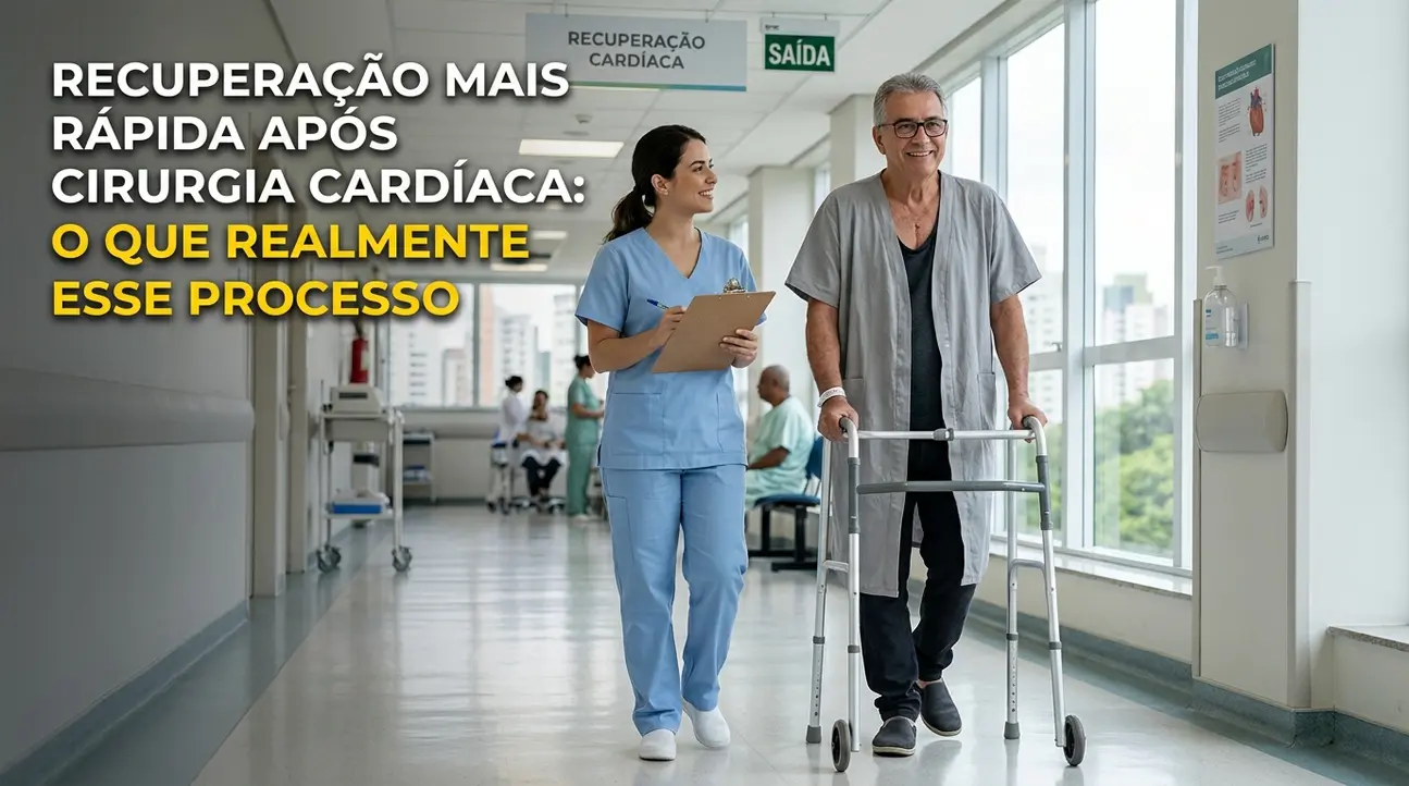 recuperação após cirurgia cardíaca - paciente em consulta com cirurgião cardiovascular