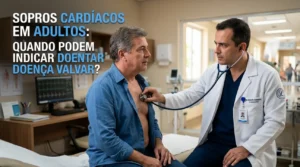 Sopros cardíacos em adultos e a saúde das válvulas do coração